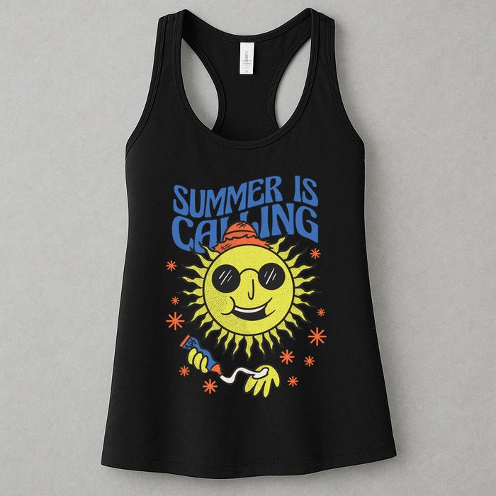 Summer Is Calling Womens Tank Top