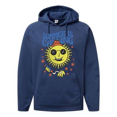 Summer Is Calling Performance Fleece Hoodie