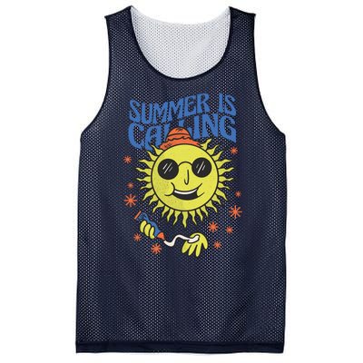 Summer Is Calling Mesh Reversible Basketball Jersey Tank