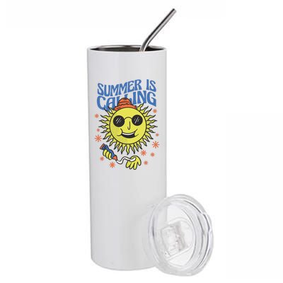 Summer Is Calling Stainless Steel Tumbler