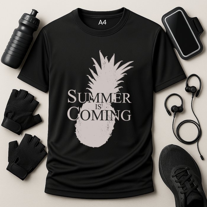 Summer Is Coming Pineapple Cooling Performance Crew T-Shirt