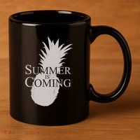 Summer Is Coming Pineapple 11oz C Handle Ceramic Mug