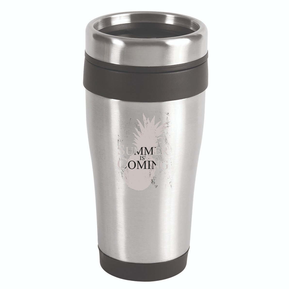Summer Is Coming Pineapple 16oz Travel Tumbler