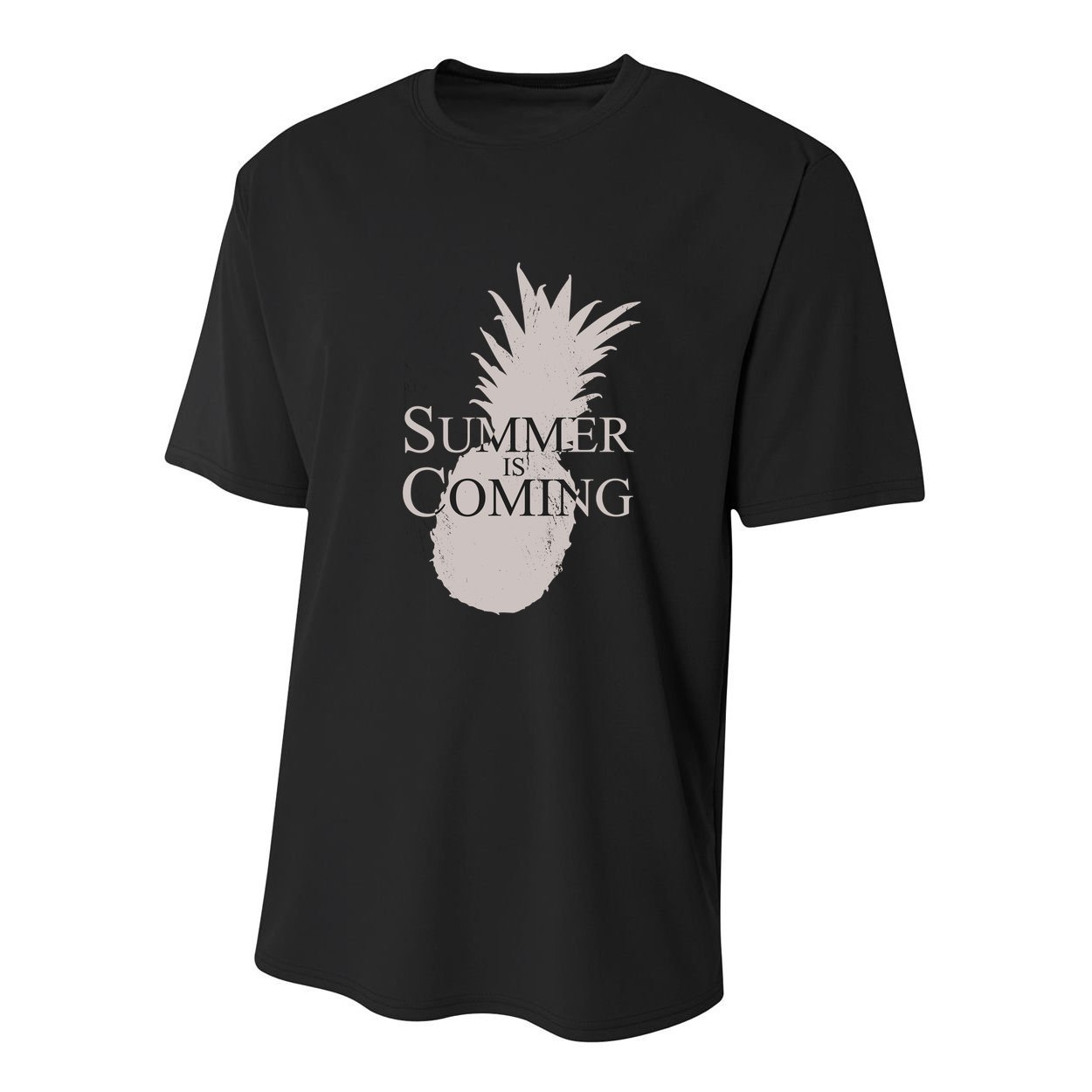 Summer Is Coming Pineapple Youth Performance Sprint T-Shirt