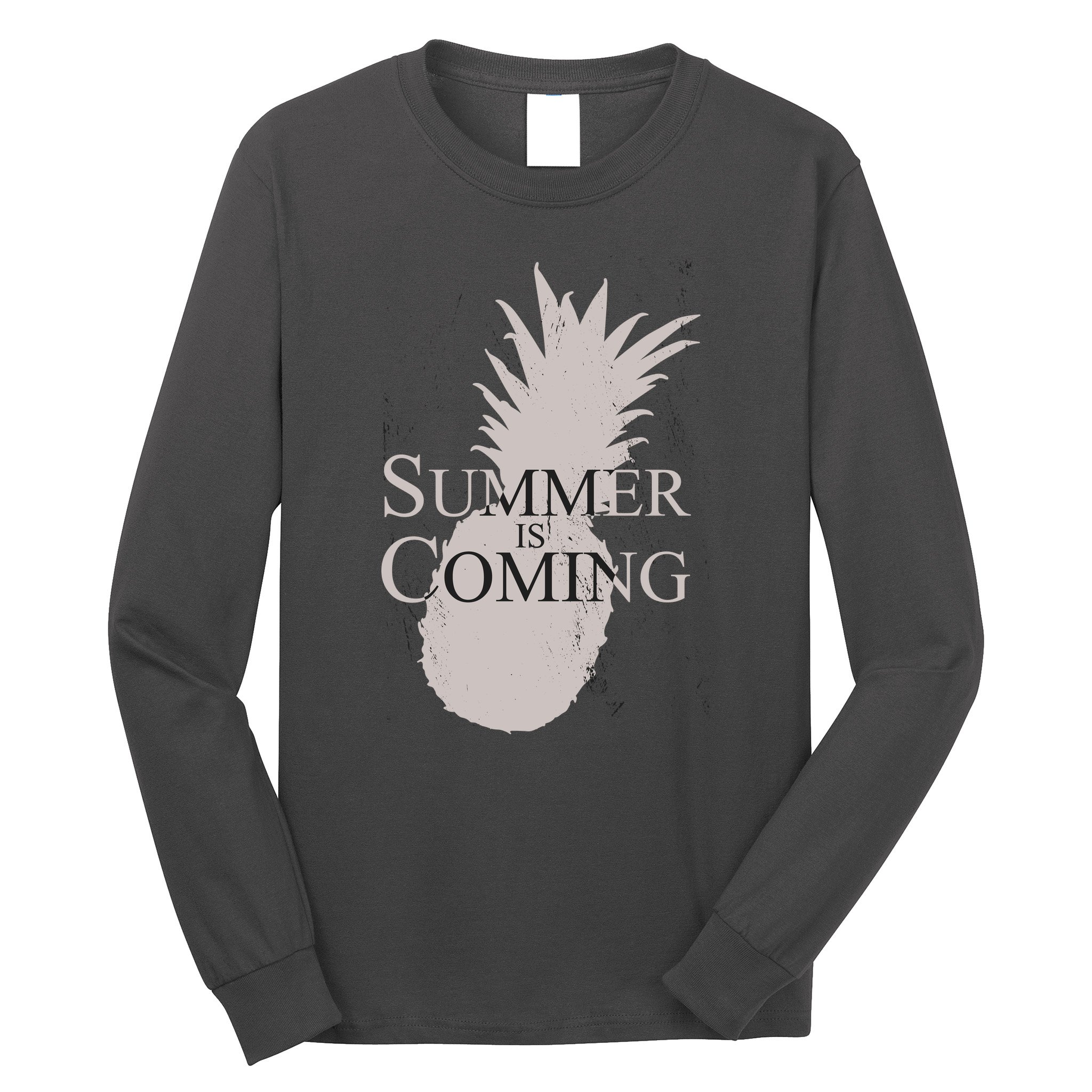 Summer Is Coming Pineapple Long Sleeve Shirt