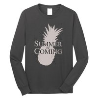 Summer Is Coming Pineapple Long Sleeve Shirt