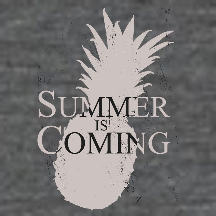 Summer Is Coming Pineapple Long Sleeve Shirt
