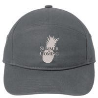Summer Is Coming Pineapple 7-Panel Snapback Hat