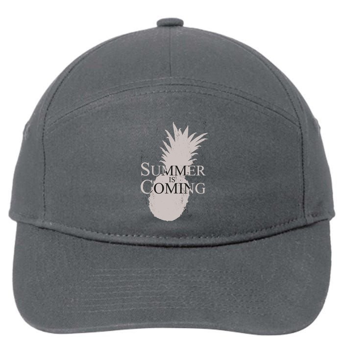 Summer Is Coming Pineapple 7-Panel Snapback Hat
