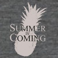 Summer Is Coming Pineapple 7-Panel Snapback Hat