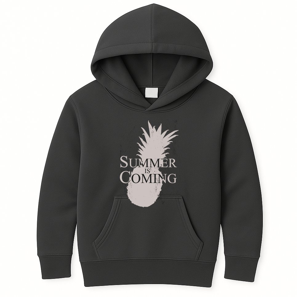 Summer Is Coming Pineapple Kids Hoodie