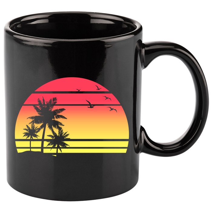 Summer Sunset 11oz C Handle Ceramic Mug