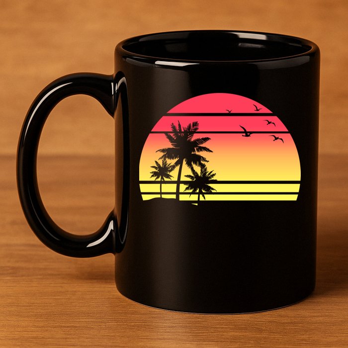 Summer Sunset 11oz C Handle Ceramic Mug