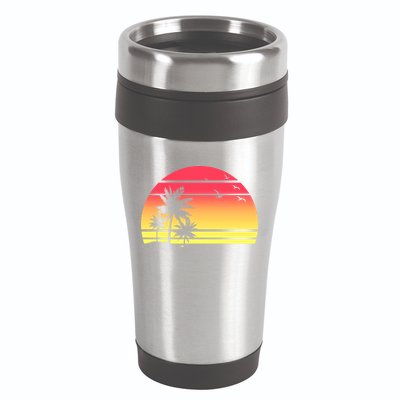 Summer Sunset 16oz Travel Tumbler