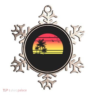 Summer Sunset Metallic Star Ornament