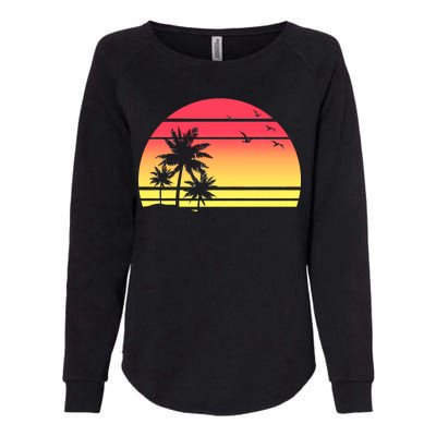 Summer Sunset Womens California Wash Sweatshirt