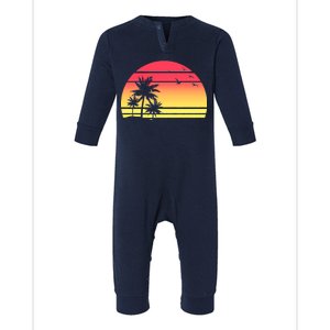 Summer Sunset Infant Fleece One Piece