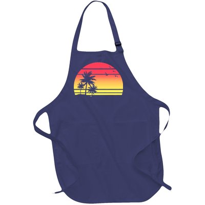 Summer Sunset Full-Length Apron With Pockets