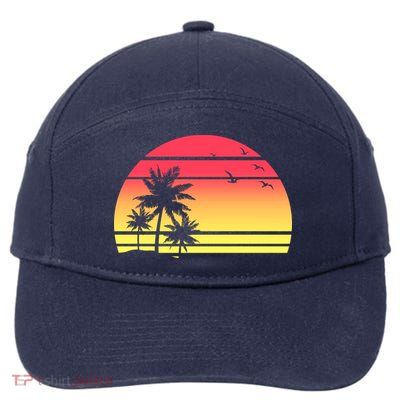 Summer Sunset 7-Panel Snapback Hat