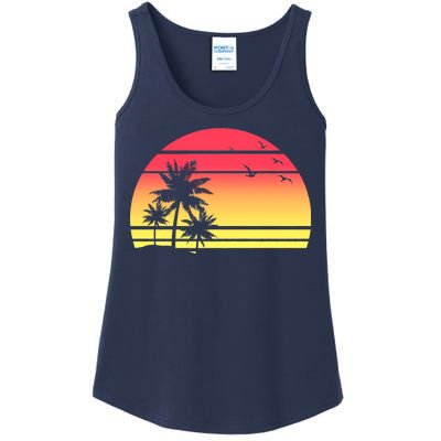 Summer Sunset Ladies Essential Tank