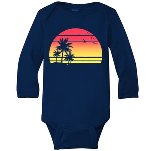 Summer Sunset Baby Long Sleeve Bodysuit