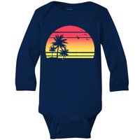 Summer Sunset Baby Long Sleeve Bodysuit