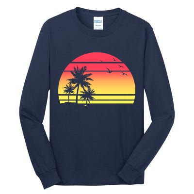 Summer Sunset Tall Long Sleeve T-Shirt