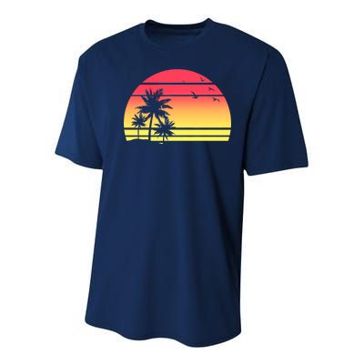 Summer Sunset Youth Performance Sprint T-Shirt