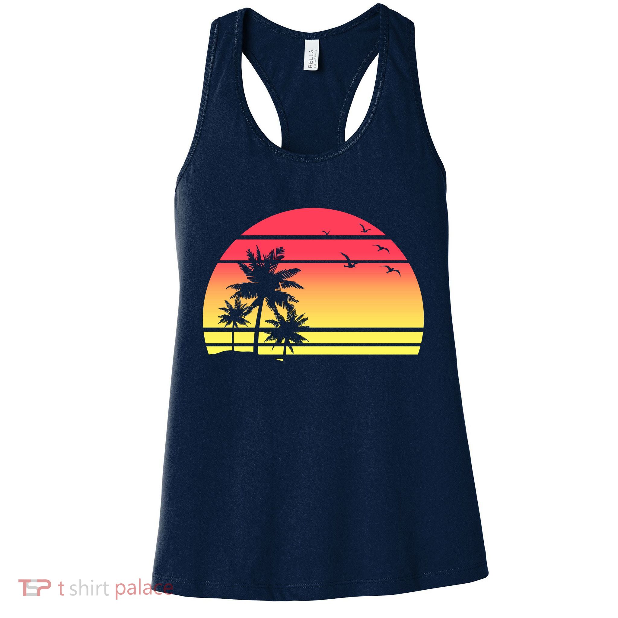 Summer Sunset Womens Tank Top