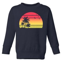 Summer Sunset Toddler Sweatshirt