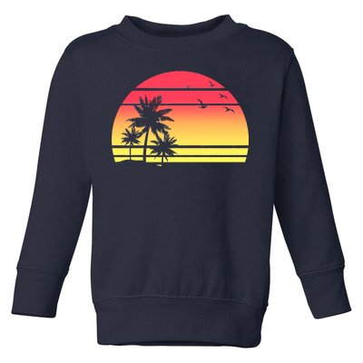 Summer Sunset Toddler Sweatshirt