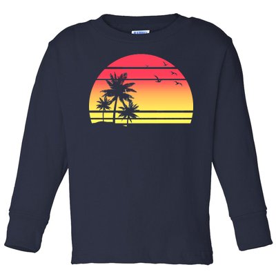 Summer Sunset Toddler Long Sleeve Shirt