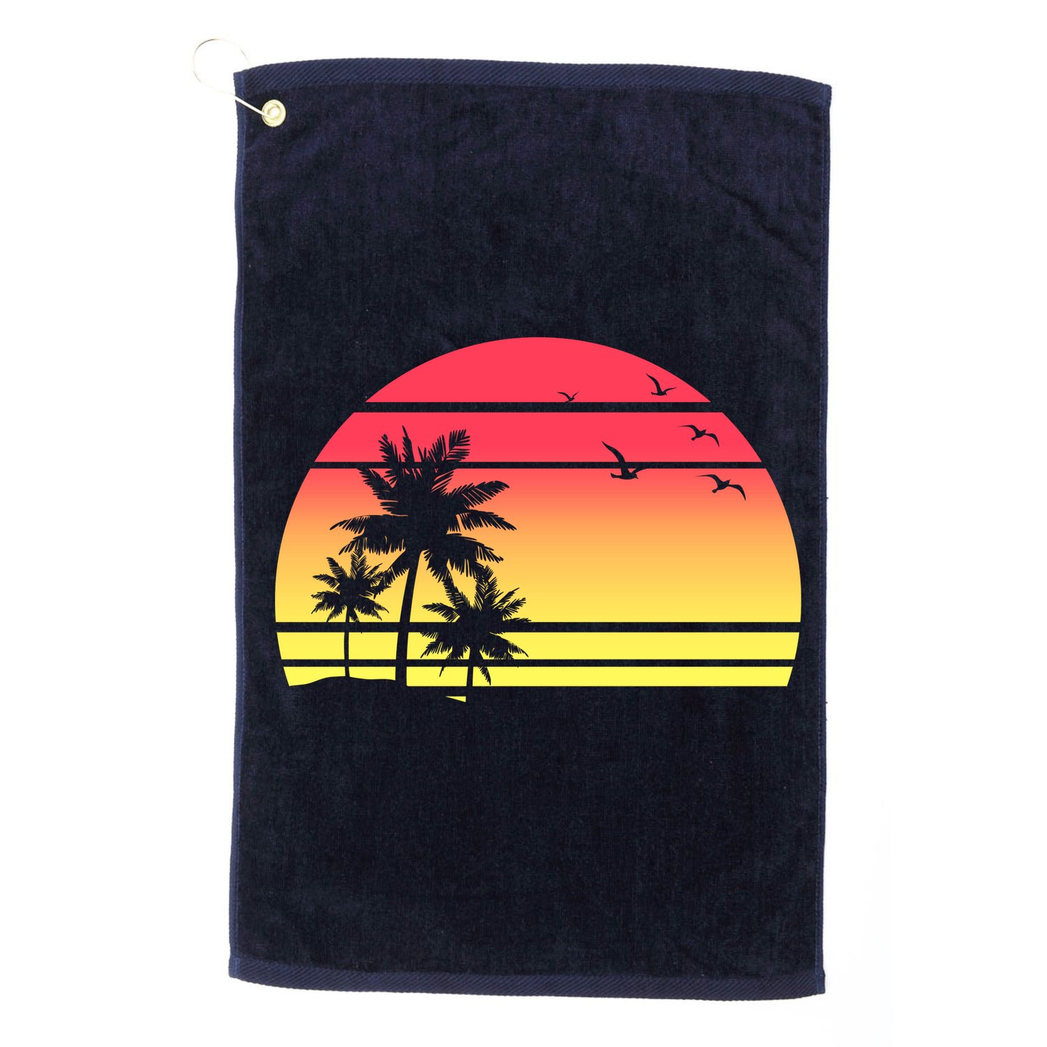 Summer Sunset Golf Towel