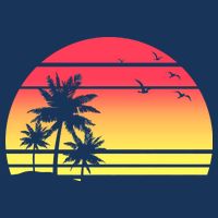 Summer Sunset Women's V-Neck T-Shirt