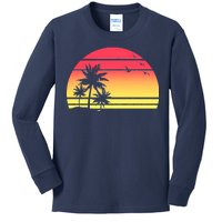 Summer Sunset Kids Long Sleeve Shirt