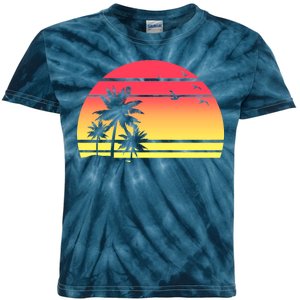 Summer Sunset Kids Tie-Dye T-Shirt