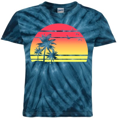 Summer Sunset Kids Tie-Dye T-Shirt