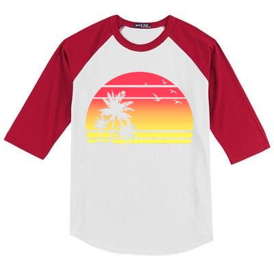 Summer Sunset Kids Colorblock Raglan Jersey