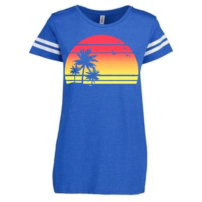 Summer Sunset Enza Ladies Jersey Football T-Shirt