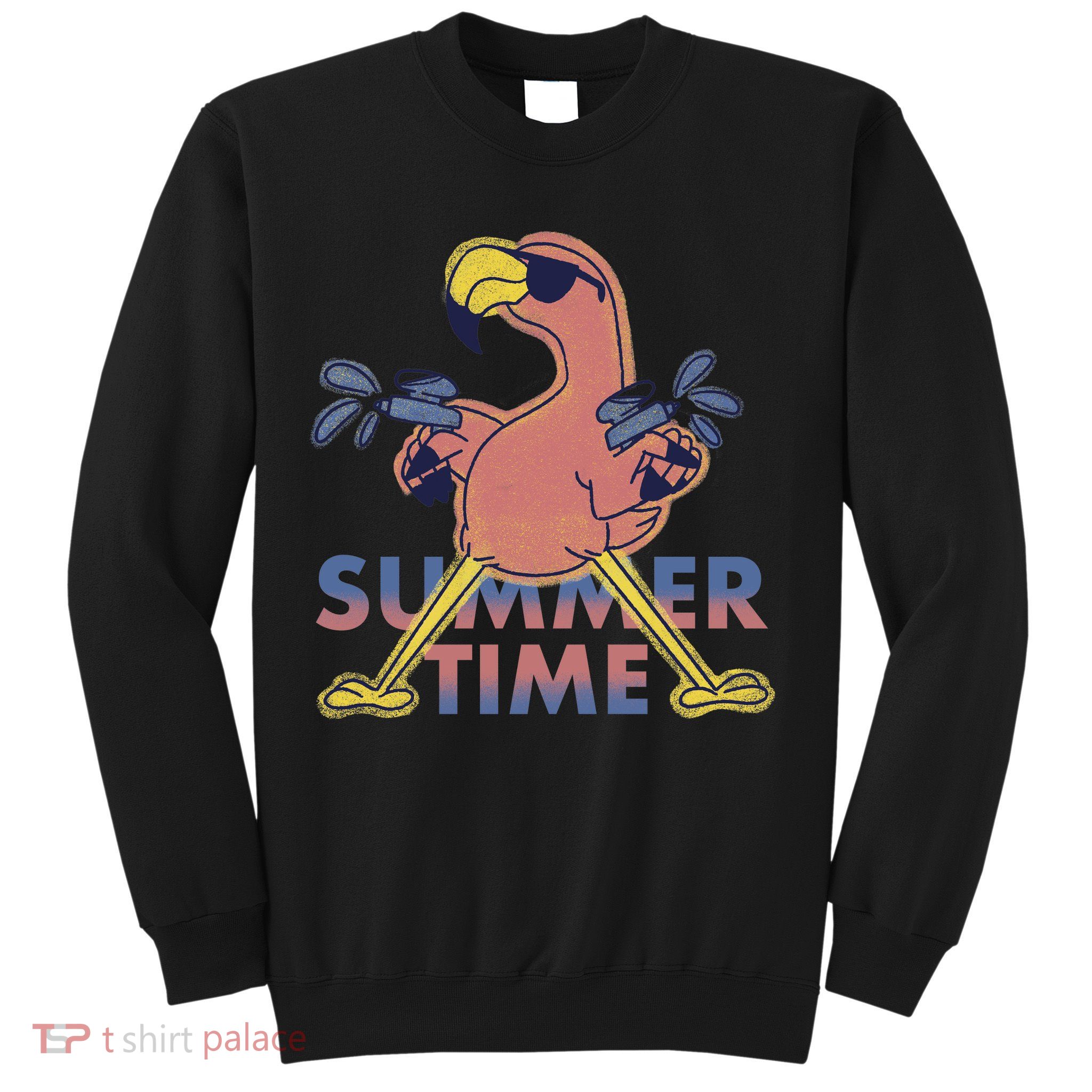 Summer Time Flamingo Sweatshirt