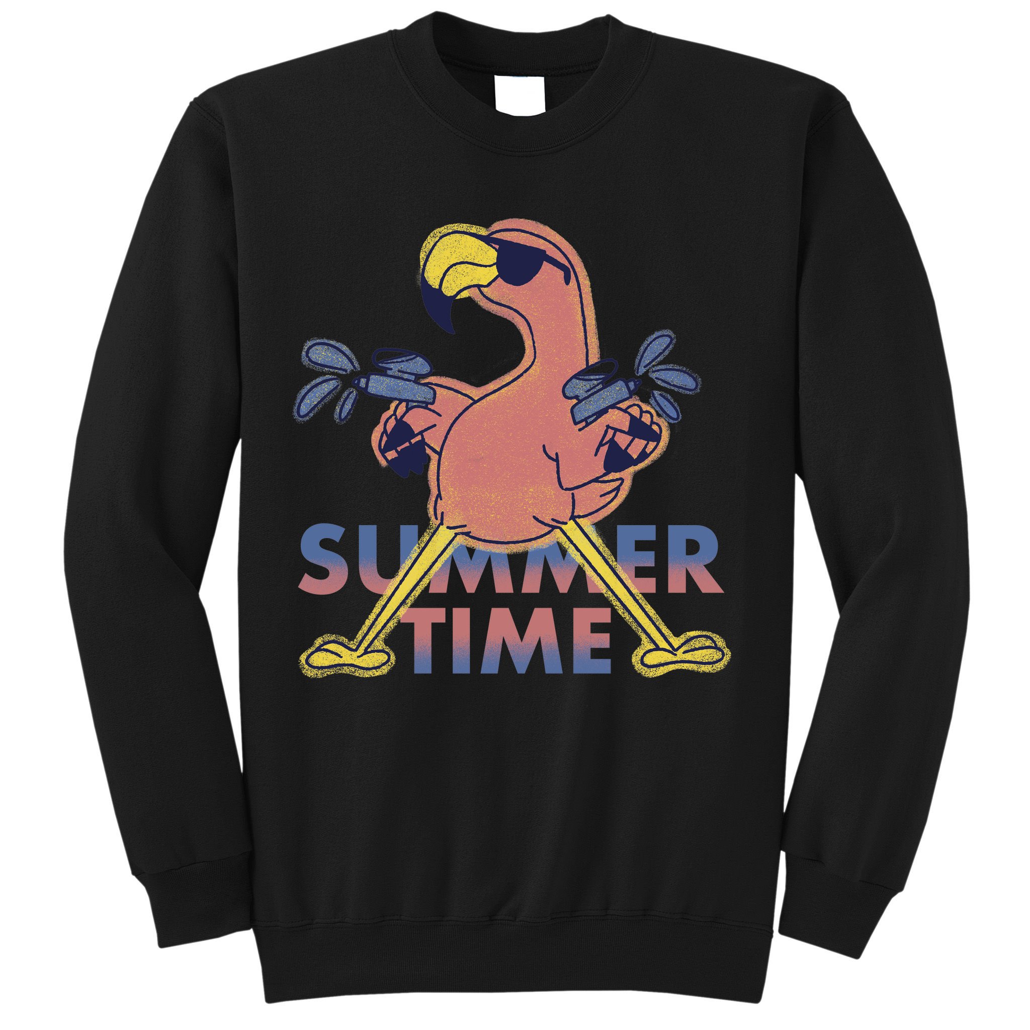 Summer Time Flamingo Sweatshirt