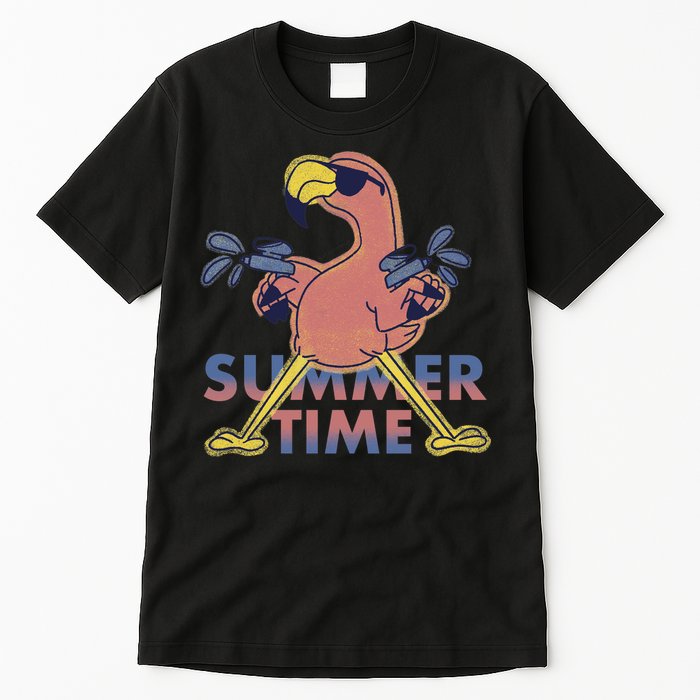 Summer Time Flamingo Tall T-Shirt