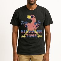 Summer Time Flamingo Tall T-Shirt