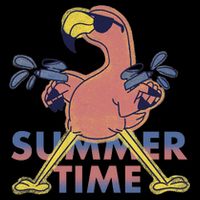Summer Time Flamingo Tall T-Shirt