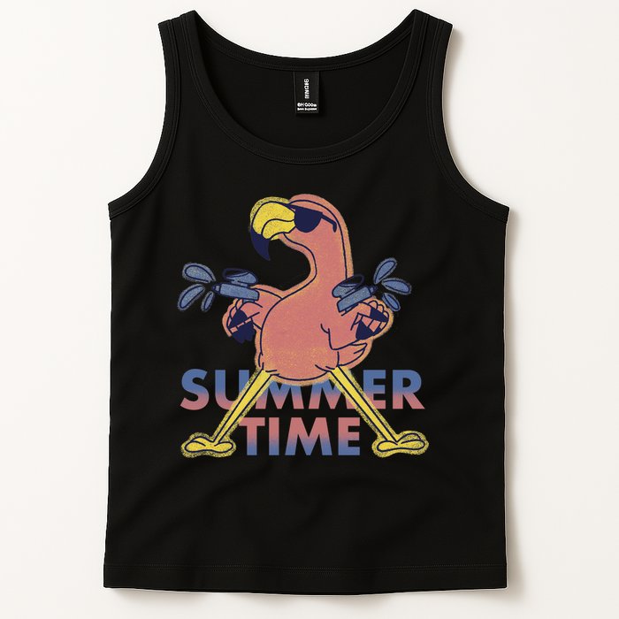 Summer Time Flamingo Tank Top