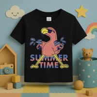 Summer Time Flamingo Toddler T-Shirt