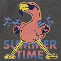 Summer Time Flamingo Vector Backpack