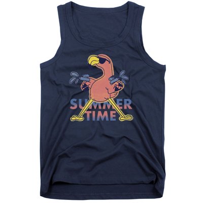 Summer Time Flamingo Tank Top