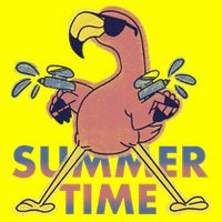 Summer Time Flamingo Kids T-Shirt