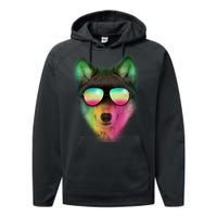 Summer Wolf Performance Fleece Hoodie